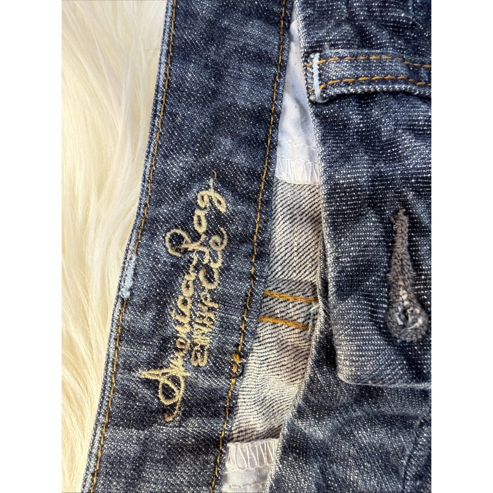 American Rag Cie Vintage Curvy Women Blue Cut Off Denim Shorts Size 9 Sexy 221 - Picture 2 of 10